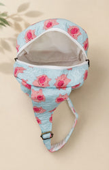 Handblock Printed Cotton Kids’ One Strap Backpack with Adjustable Straps
