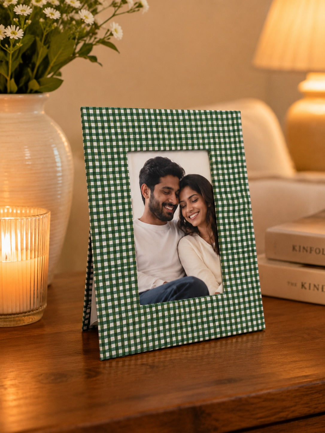 Gift Box with Handblock Printed Gifting Hamper – Photo Frame, Keychain, Sunglasses Pouch & Diary Set