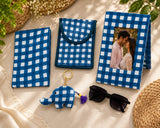 Gift Box with Handblock Printed Gifting Hamper – Photo Frame, Keychain, Sunglasses Pouch & Diary Set