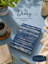 Quilted Cotton Work Gift Set – Laptop Bag, Diary, Notepad & Pencil Pouch