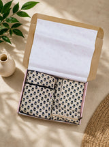 Quilted Cotton Work Gift Set – Laptop Bag, Diary, Notepad & Pencil Pouch
