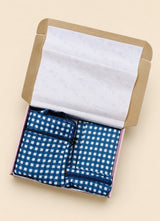 Quilted Cotton Work Gift Set – Laptop Bag, Diary, Notepad & Pencil Pouch