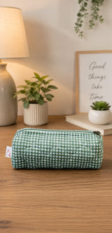 Quilted Cotton Work Gift Set – Laptop Bag, Diary, Notepad & Pencil Pouch