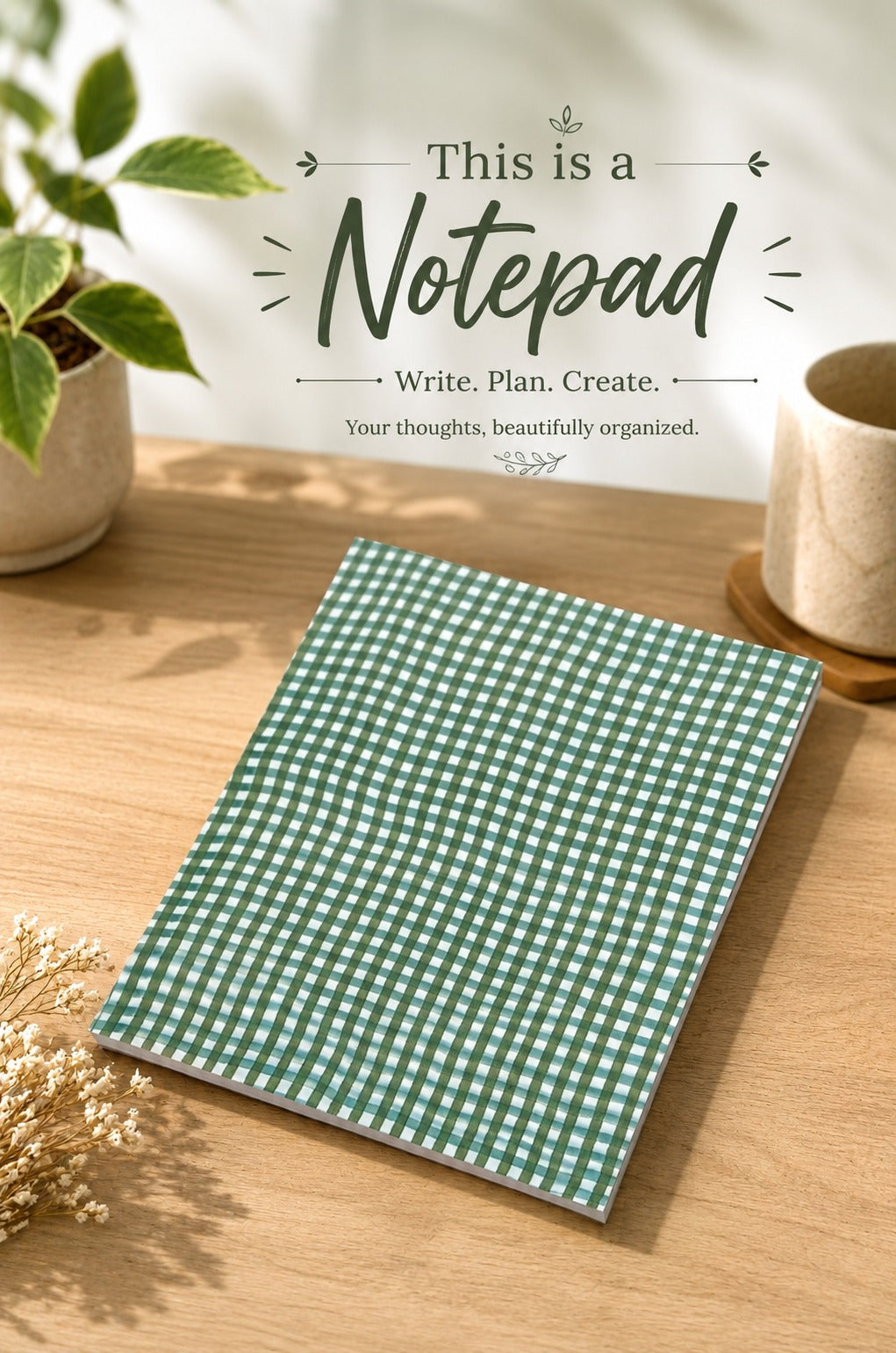 Quilted Cotton Work Gift Set – Laptop Bag, Diary, Notepad & Pencil Pouch