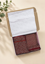 Quilted Cotton Work Gift Set – Laptop Bag, Diary, Notepad & Pencil Pouch