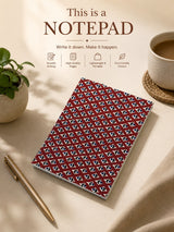 Quilted Cotton Work Gift Set – Laptop Bag, Diary, Notepad & Pencil Pouch