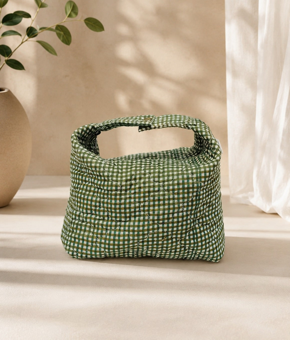 Gift Box with Quilted Cotton Moon Handle Bag, Hobo Pouch, Sunglass Pouch & Toy Charm Keyring