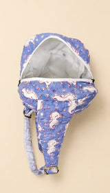 Handblock Printed Cotton Kids’ One Strap Backpack with Adjustable Straps