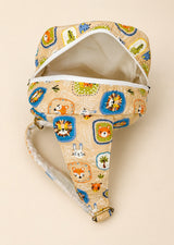 Handblock Printed Cotton Kids’ One Strap Backpack with Adjustable Straps