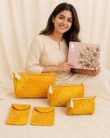 Set of 5 Utility Pouches (3 Makeup Pouches, 1 Sunglass Pouch, 1 Sanitary Napkin Pouch
