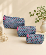 Set of 5 Utility Pouches (3 Makeup Pouches, 1 Sunglass Pouch, 1 Sanitary Napkin Pouch