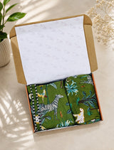 Stylish Tote Bag with 3 Coordinated Utility Pouches with Gift Box