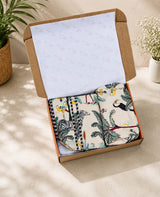 Stylish Tote Bag with 3 Coordinated Utility Pouches with Gift Box