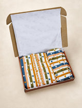 Stylish Tote Bag with 3 Coordinated Utility Pouches with Gift Box