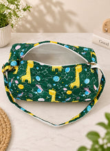Handblock Printed Cotton Kids’ Duffle Bag with Adjustable Strap