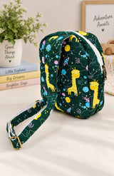 Handblock Printed Cotton Kids’ One Strap Backpack with Adjustable Straps