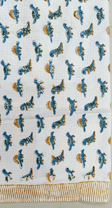 Kids Gift Set - Handblock Printed Towels - 1 Bath + 2 Hand Towels