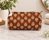 Set of 3 cosmetic bag/pouches with waterproof lining