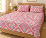 Bedsheet Value Gift Box | 1 Double Polycotton Bedsheet & 2 Pillow Covers