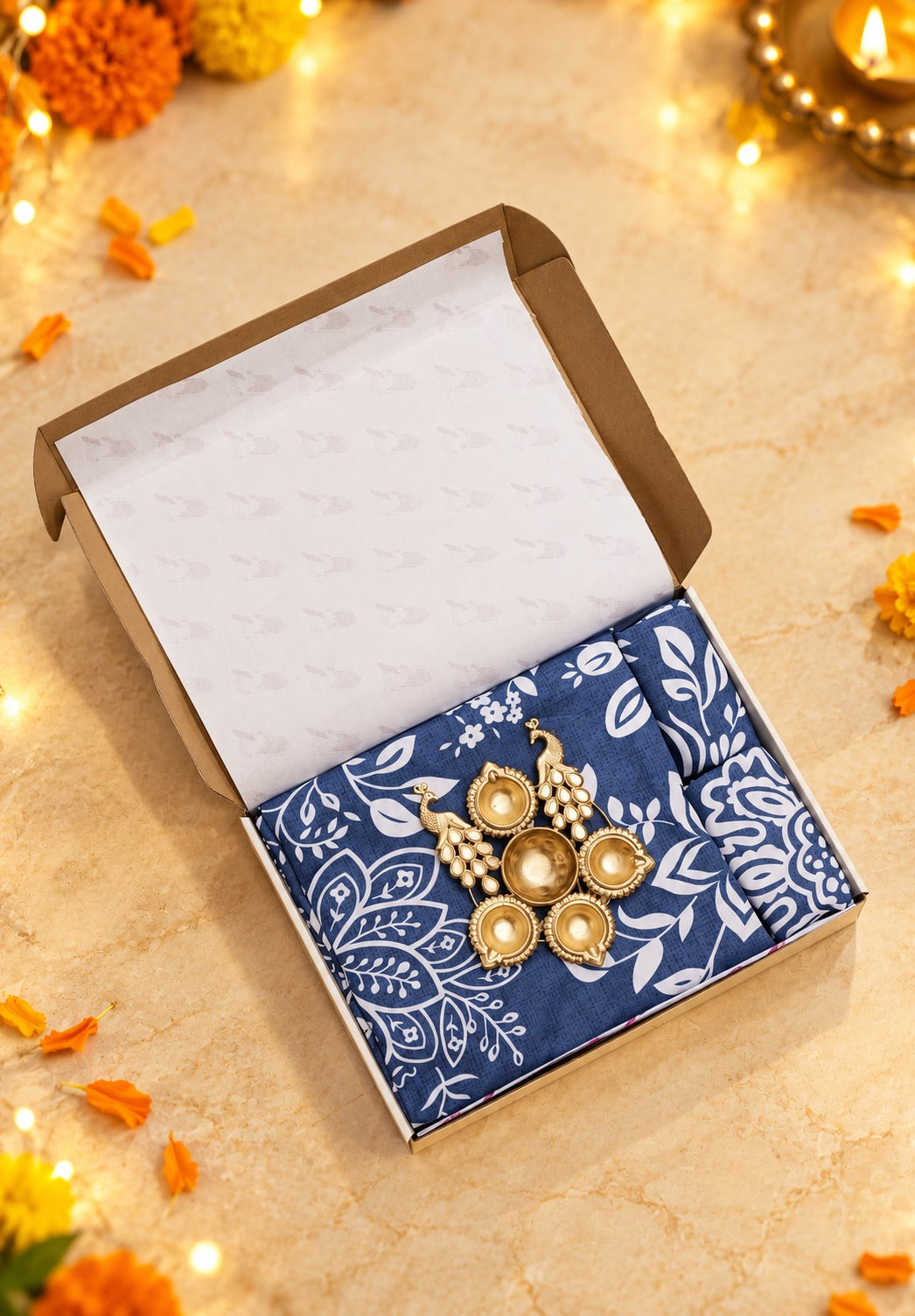Bedsheet Value Gift Box | 1 Double Polycotton Bedsheet & 2 Pillow Covers