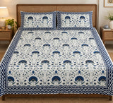 Bedsheet King Size Gift Box | 1 Ethnic Motifs Double Bedsheet with 2 Pillow Covers