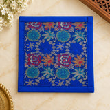Gift Box with Banarasi Zari Table Runner, Set Of 6 Mats, 6 coaster