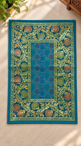 Gift Box with Banarasi Zari Table Runner, Set Of 6 Mats, 6 coaster