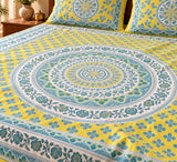 Double King Bedsheet with 2 Pillow Covers