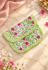 Handcrafted Quilted Wallet Clutch for Women - Passport, Card & Cash Holder