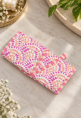 Handcrafted Travel Jewelry Organizer Roll | Artisan Fabric Jewelry Pouch