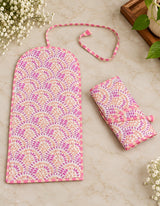 Handcrafted Travel Jewelry Organizer Roll | Artisan Fabric Jewelry Pouch