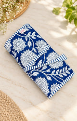 Handcrafted Travel Jewelry Organizer Roll | Artisan Fabric Jewelry Pouch
