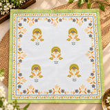 Diwali Gift Box - Hand Block Printed Cotton Napkin Set of 6