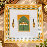 Diwali Gift Box - Hand Block Printed Cotton Napkin Set of 6