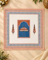 Diwali Gift Box - Hand Block Printed Cotton Napkin Set of 6