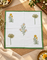 Diwali Gift Box - Hand Block Printed Cotton Napkin Set of 6