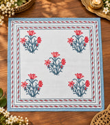 Diwali Gift Box - Hand Block Printed Cotton Napkin Set of 6