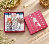 Diwali Gift Box - Hand Block Printed Cotton Napkin Set of 6
