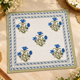 Diwali Gift Box - Hand Block Printed Cotton Napkin Set of 6