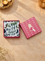 Diwali Gift Box - Hand Block Printed Cotton Napkin Set of 6