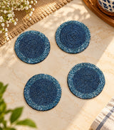 Diwali Gift Box Set of 4 Handcrafted Beaded Coasters