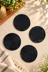 Diwali Gift Box Set of 4 Handcrafted Beaded Coasters