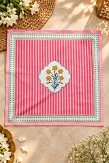 Diwali Gift Box - Hand Block Printed Cotton Napkin Set of 6