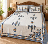 Double King Bedsheet with 2 Pillow Covers