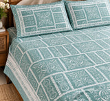 Double King Bedsheet with 2 Pillow Covers