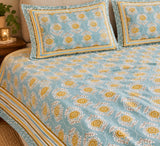 Double King Bedsheet with 2 Pillow Covers