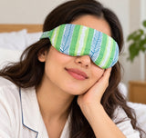 Diwali Gift Box With Handblock Print Cotton Robe Gift Set with Sleep Mask, Slippers & Headband