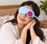 Diwali Gift Box With Handblock Print Cotton Robe Gift Set with Sleep Mask, Slippers & Headband