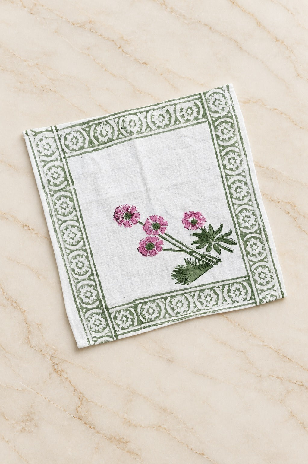 Diwali Gift Box | 1 Wooden Tray, Set of 6 Table Napkins, 6 Napkin Rings