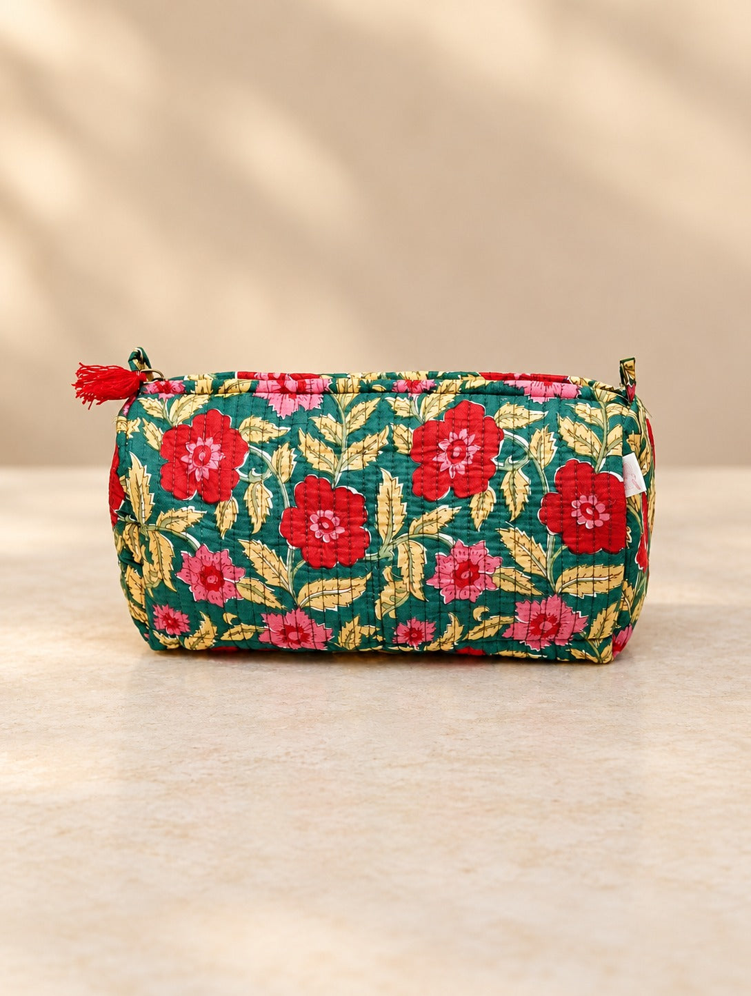 Set of 3 cosmetic bag/pouches with waterproof lining